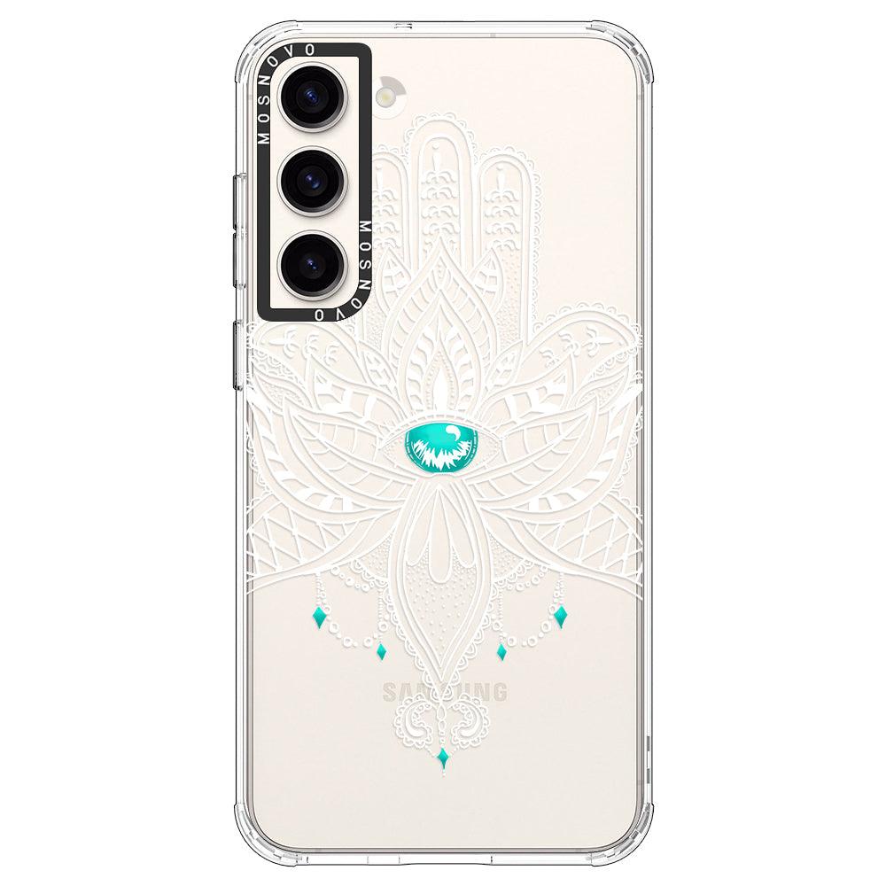 Hamsa Hand Phone Case - Samsung Galaxy S23 Plus Case - MOSNOVO