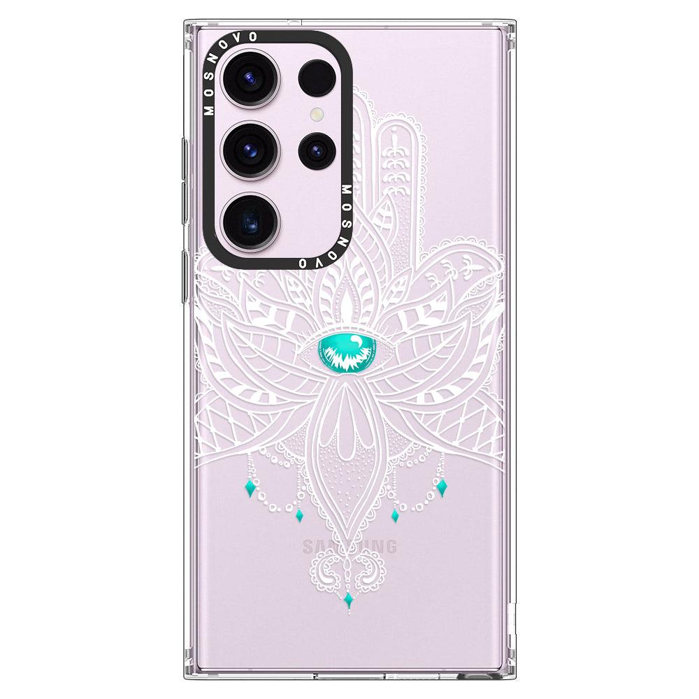 Hamsa Hand Phone Case - Samsung Galaxy S23 Ultra Case - MOSNOVO