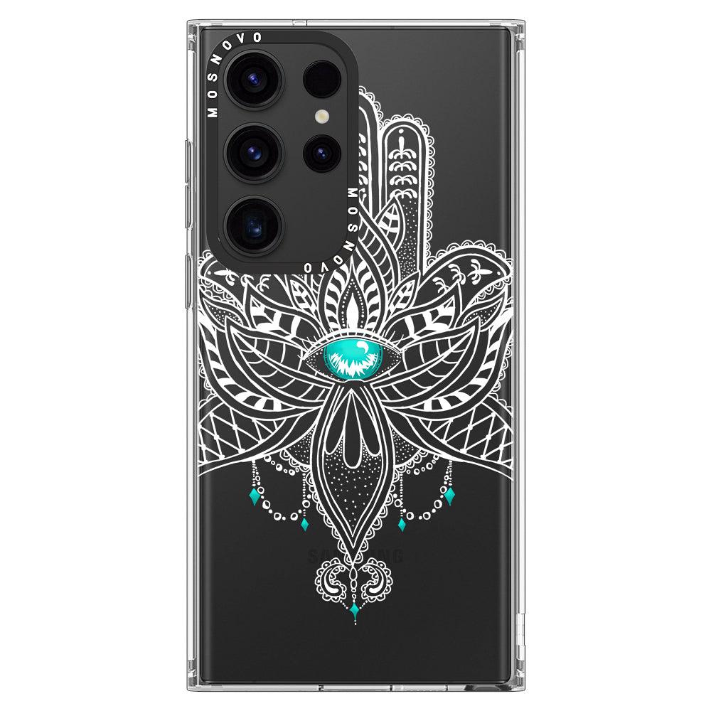 Hamsa Hand Phone Case - Samsung Galaxy S23 Ultra Case - MOSNOVO