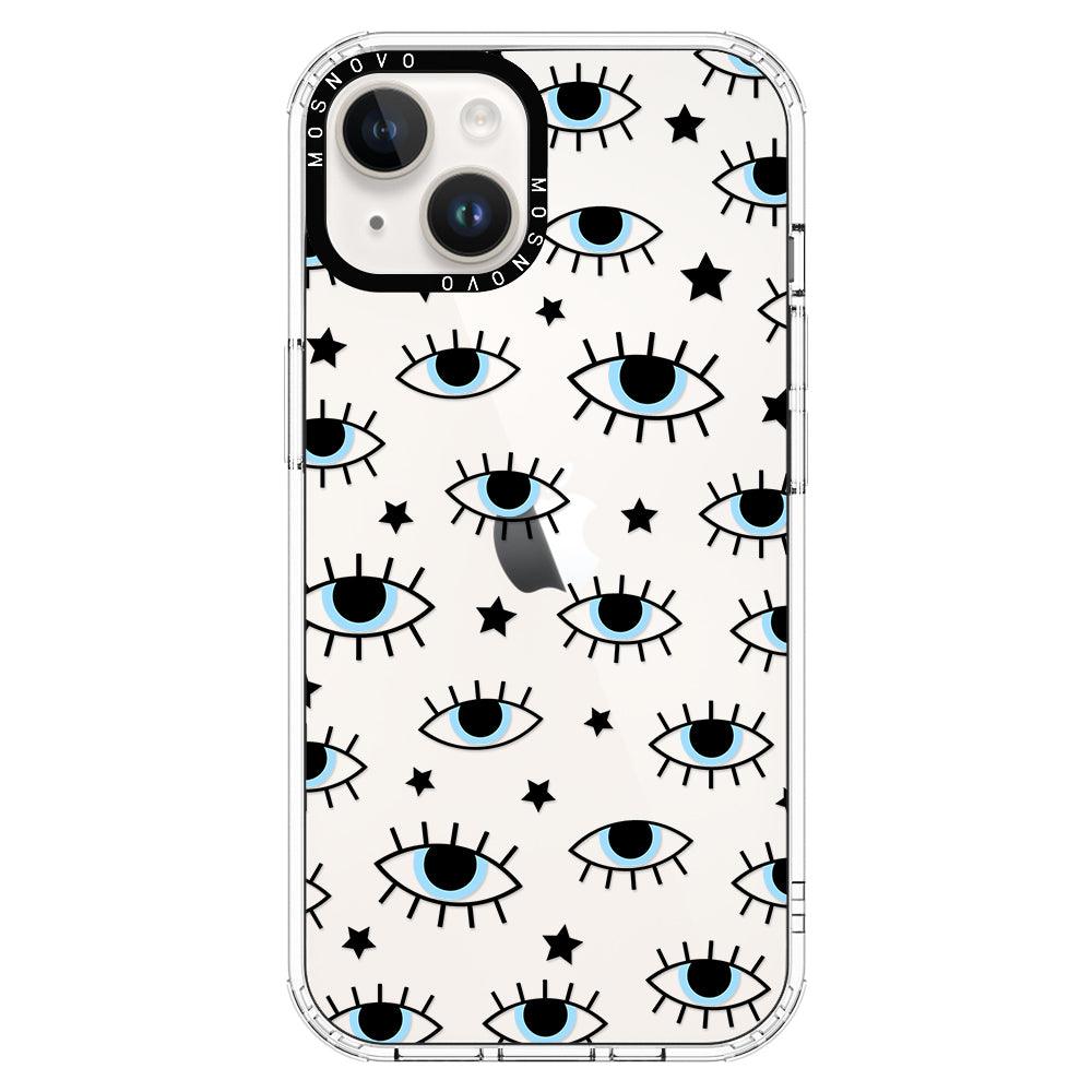 Hippie Eye Phone Case - iPhone 14 Plus Case - MOSNOVO