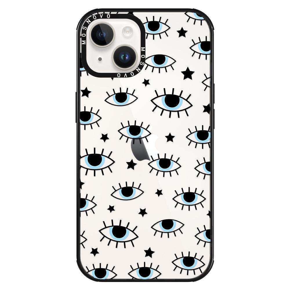 Hippie Eye Phone Case - iPhone 14 Plus Case - MOSNOVO