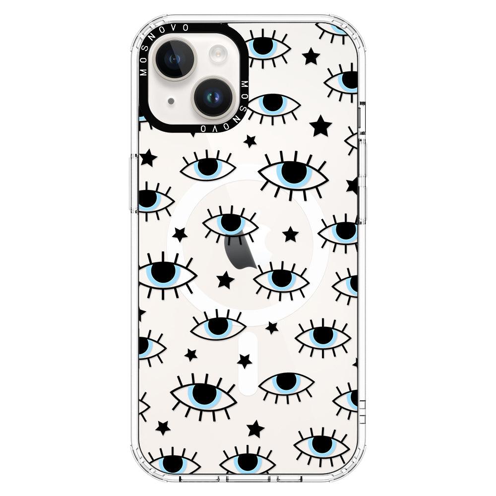 Hippie Eye Phone Case - iPhone 14 Plus Case - MOSNOVO