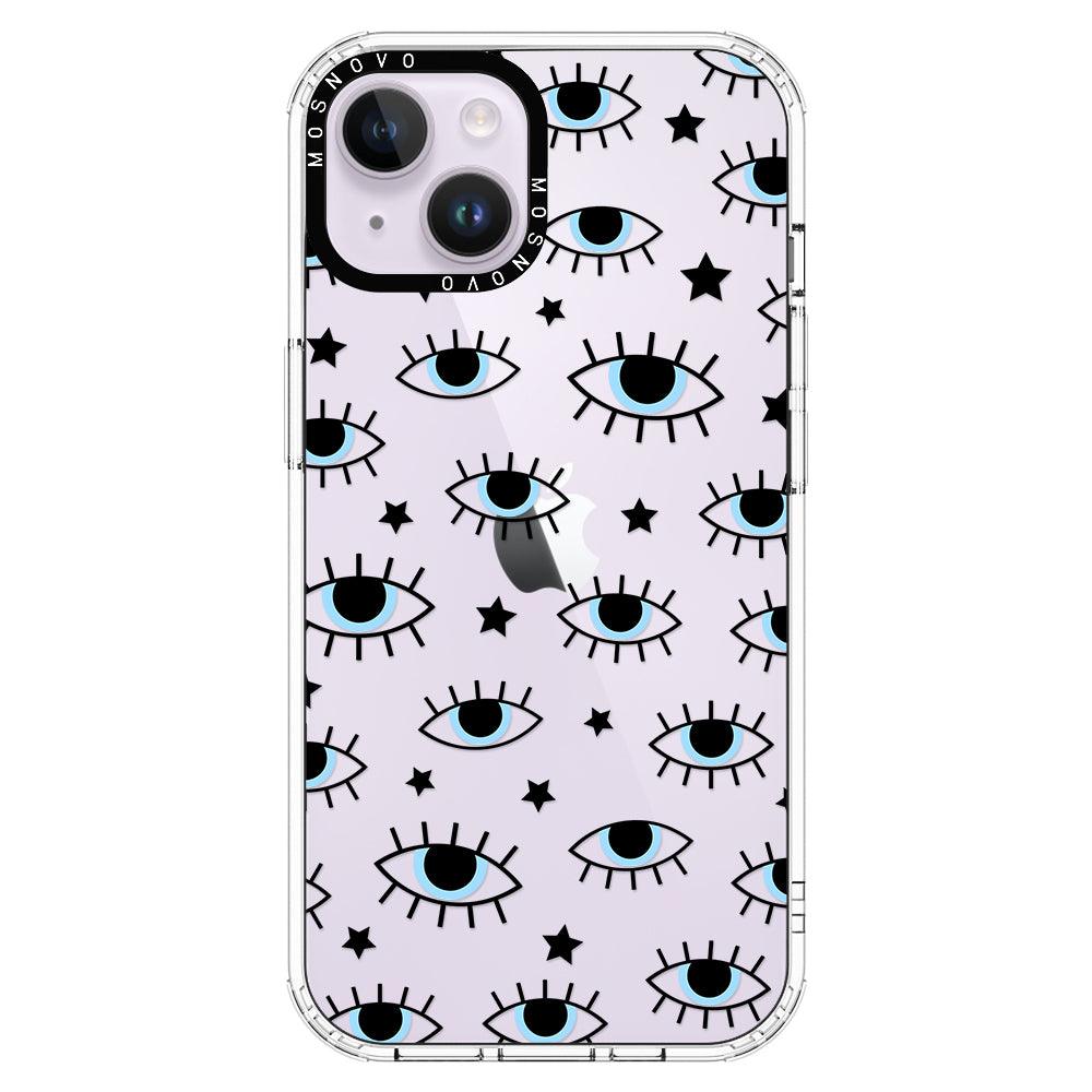 Hippie Eye Phone Case - iPhone 14 Plus Case - MOSNOVO