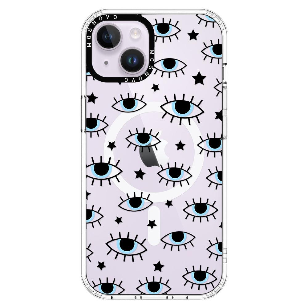 Hippie Eye Phone Case - iPhone 14 Plus Case - MOSNOVO