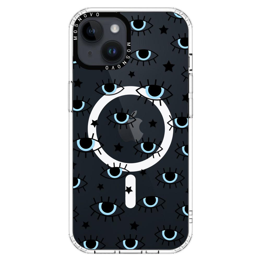 Hippie Eye Phone Case - iPhone 14 Plus Case - MOSNOVO