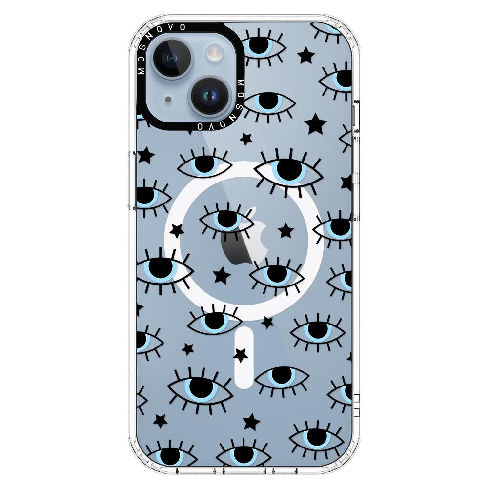 Hippie Eye Phone Case - iPhone 14 Plus Case - MOSNOVO