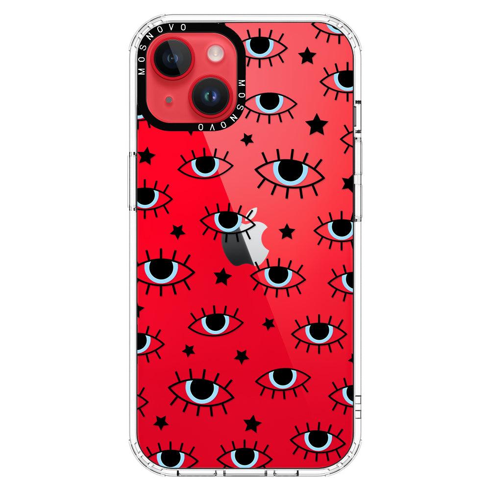 Hippie Eye Phone Case - iPhone 14 Plus Case - MOSNOVO