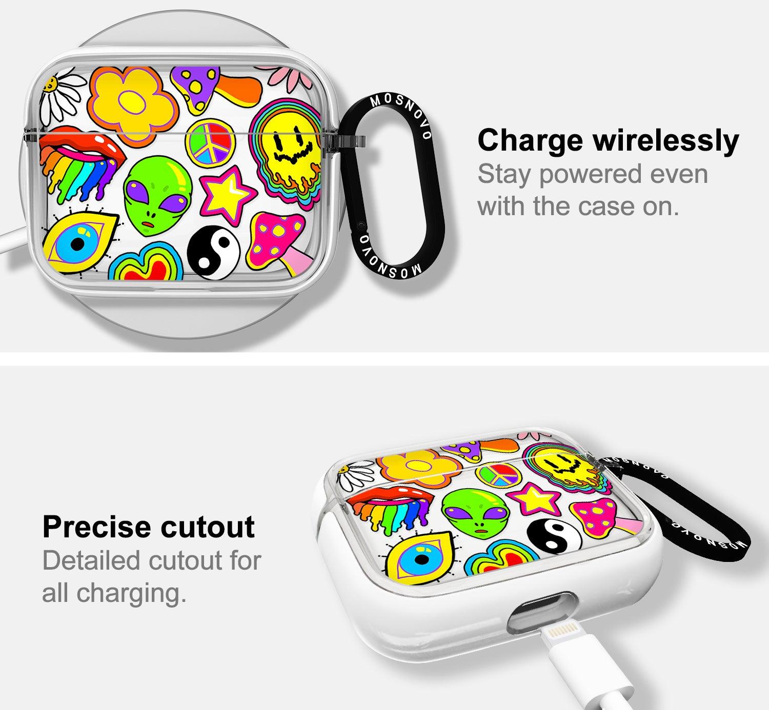 Hippie Print AirPods Pro Case - MOSNOVO