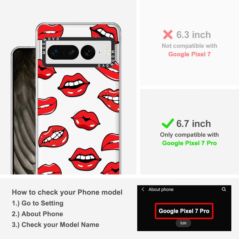 Hot Lips Phone Case - Google Pixel 7 Pro Case