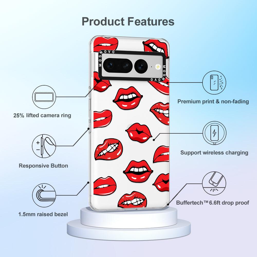 Hot Lips Phone Case - Google Pixel 7 Pro Case