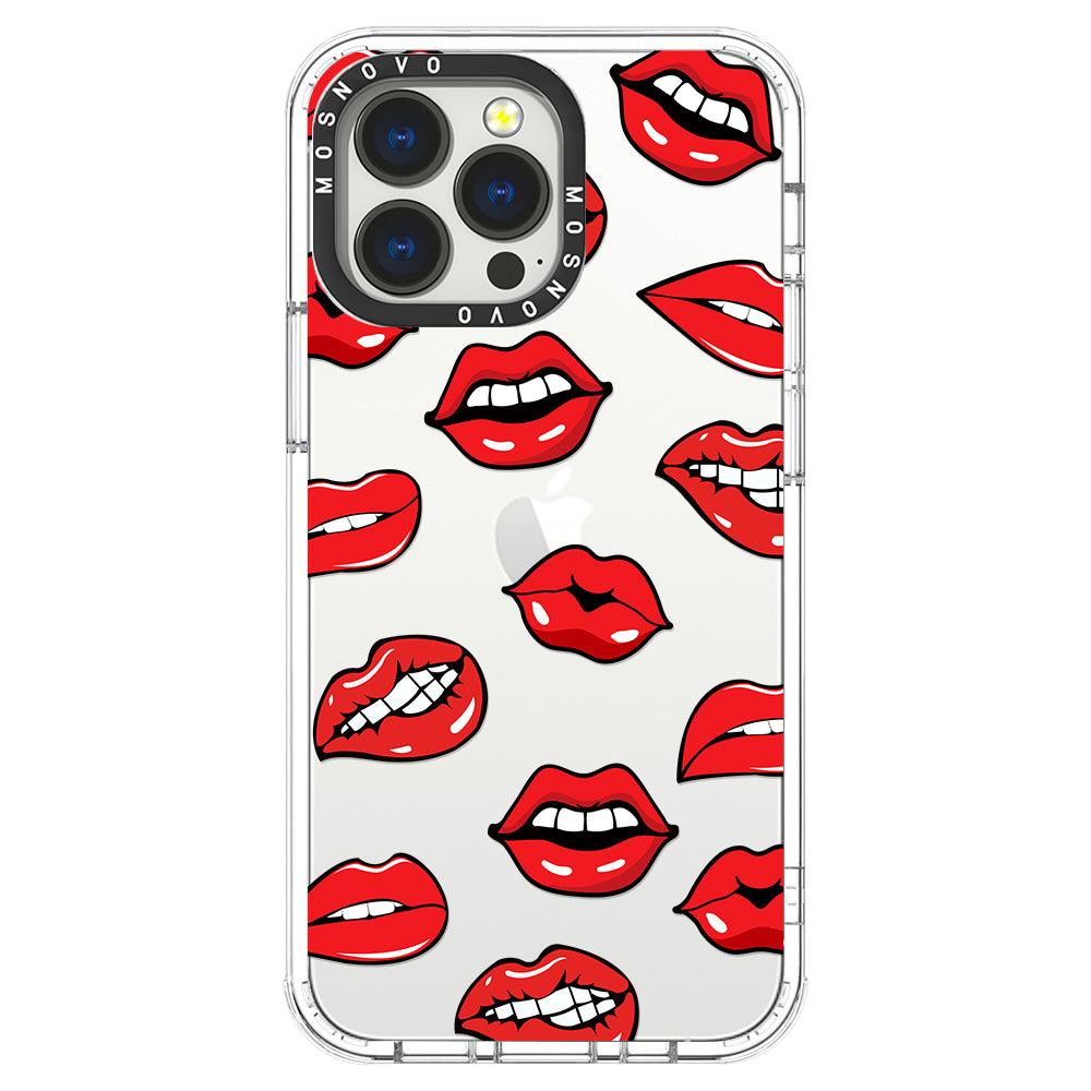 Hot Lips Phone Case - iPhone 13 Pro Case - MOSNOVO