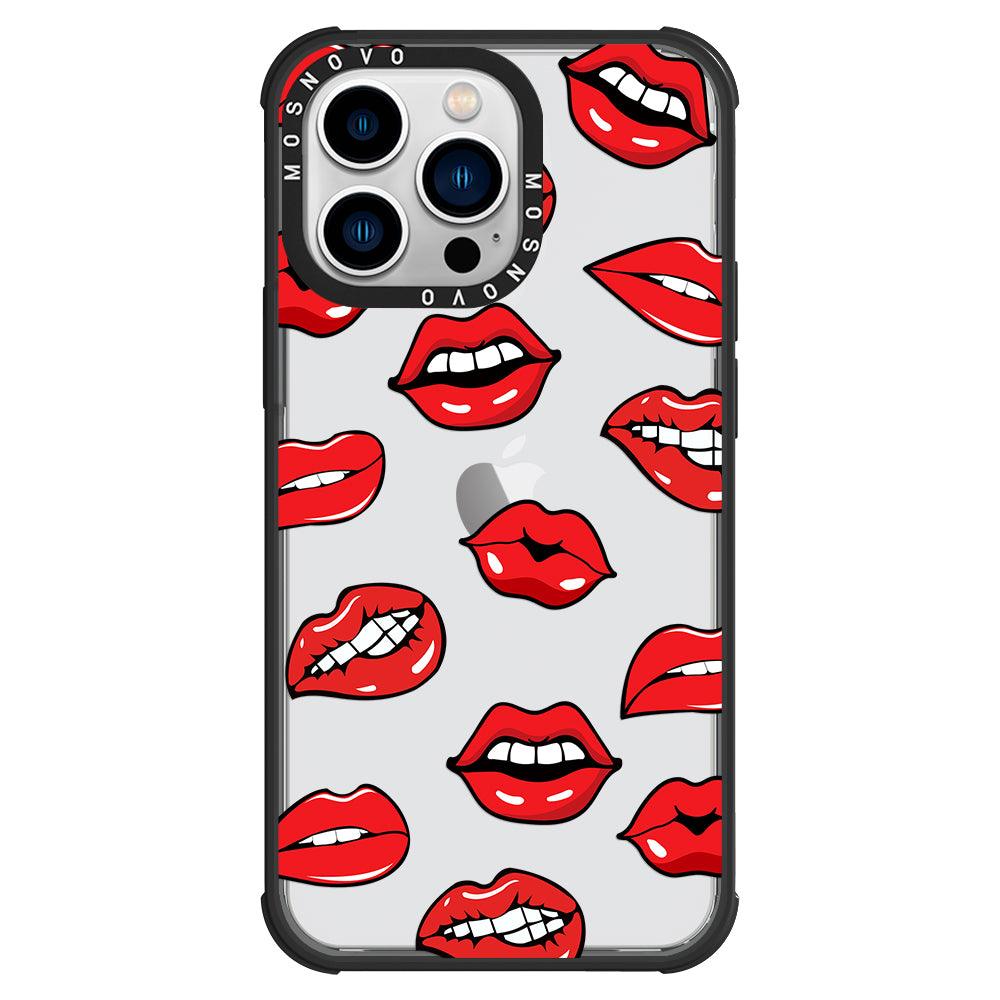 Hot Lips Phone Case - iPhone 13 Pro Case - MOSNOVO