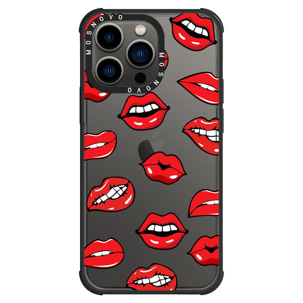 Hot Lips Phone Case - iPhone 13 Pro Case - MOSNOVO