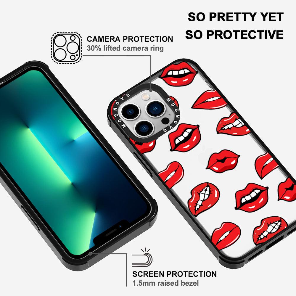 Hot Lips Phone Case - iPhone 13 Pro Case - MOSNOVO