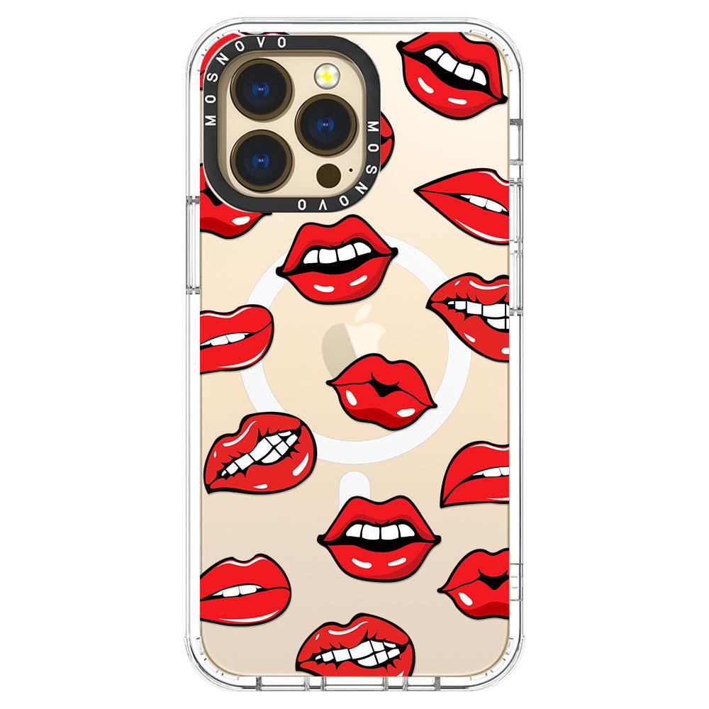 Hot Lips Phone Case - iPhone 13 Pro Case - MOSNOVO