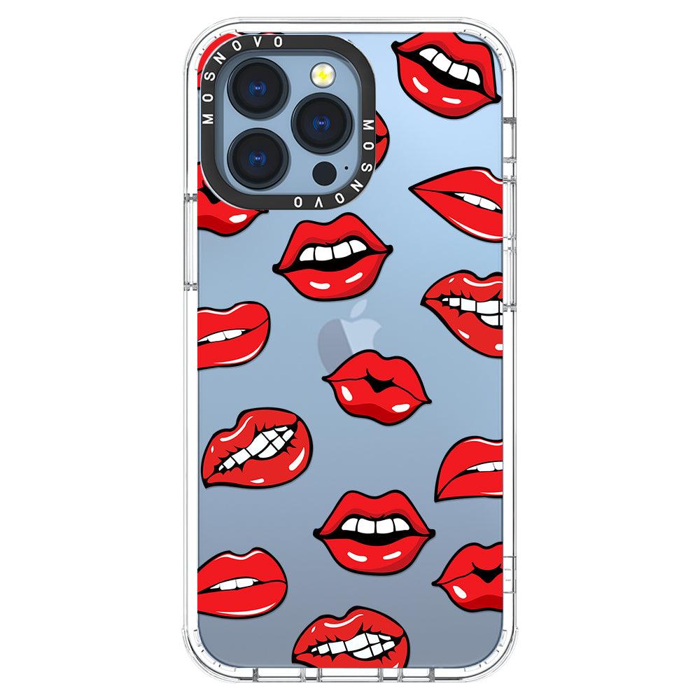 Hot Lips Phone Case - iPhone 13 Pro Case - MOSNOVO