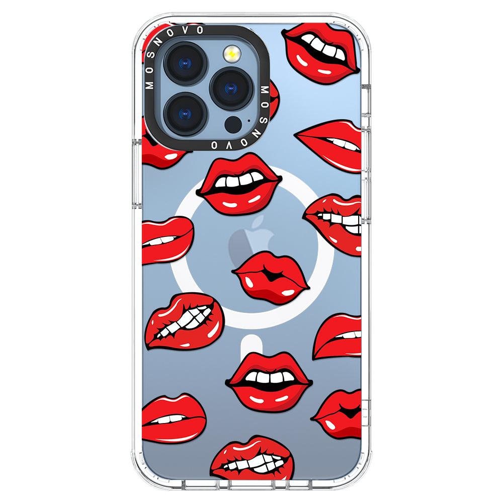 Hot Lips Phone Case - iPhone 13 Pro Case - MOSNOVO