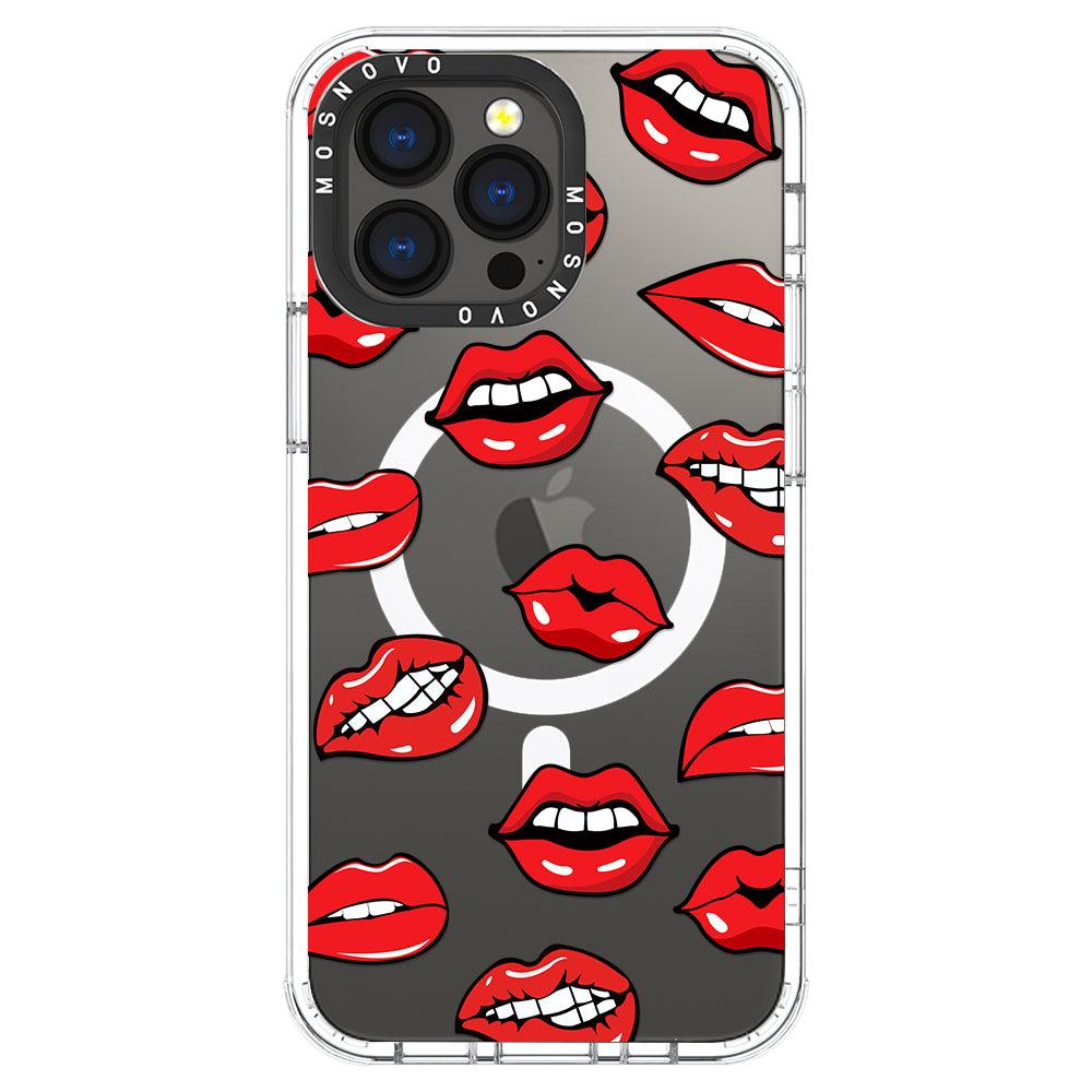 Hot Lips Phone Case - iPhone 13 Pro Case - MOSNOVO