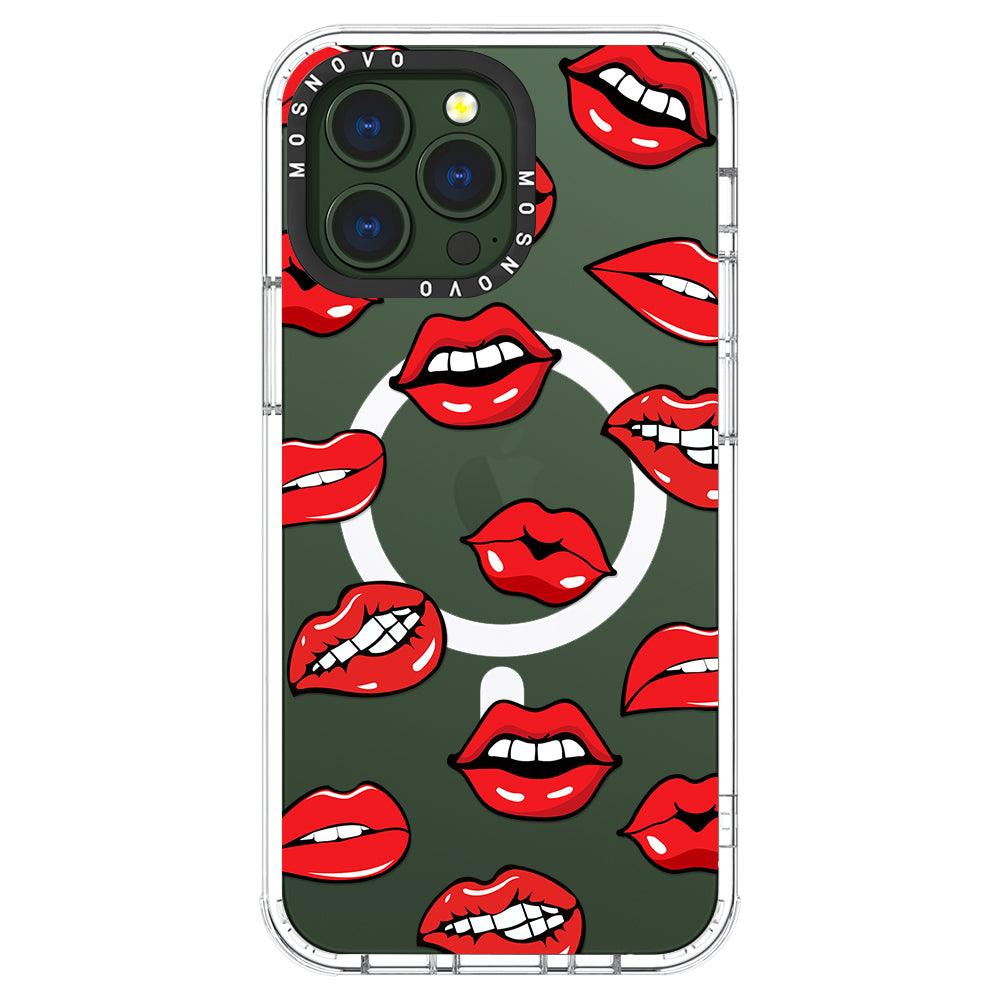 Hot Lips Phone Case - iPhone 13 Pro Case - MOSNOVO