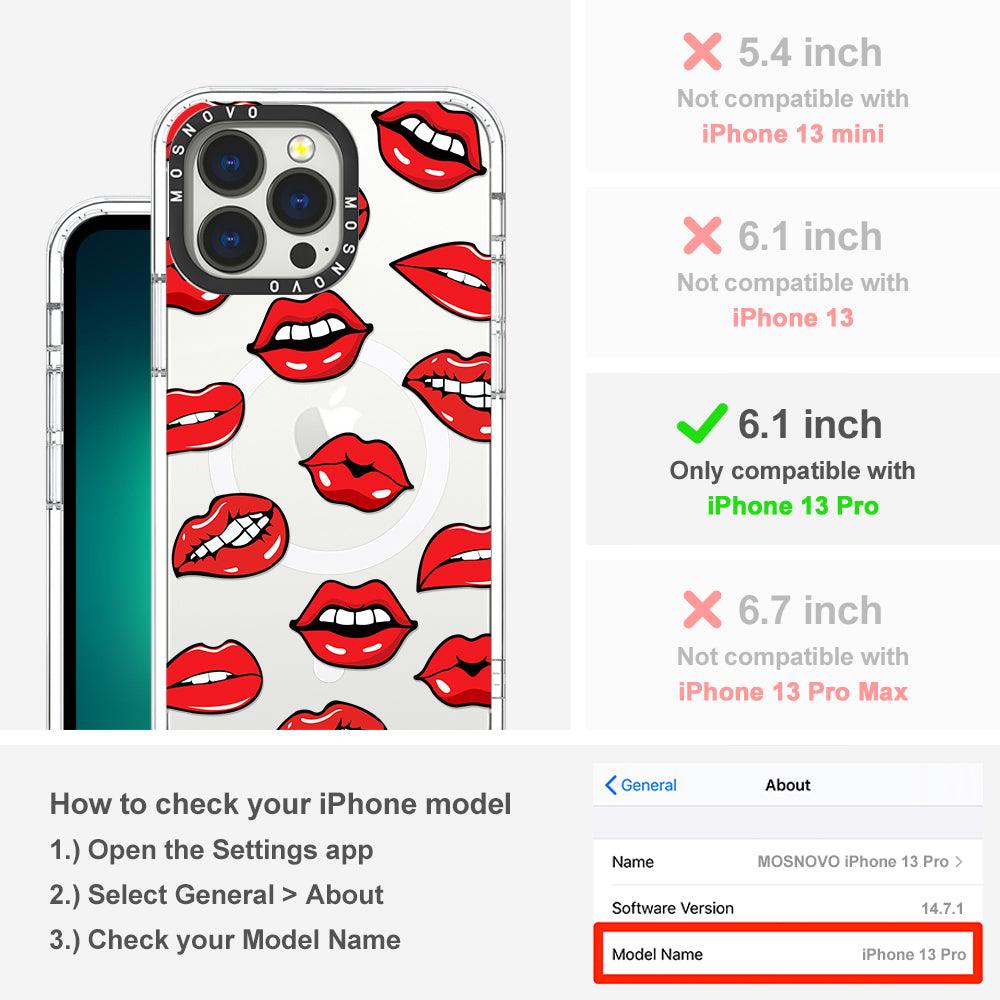 Hot Lips Phone Case - iPhone 13 Pro Case - MOSNOVO