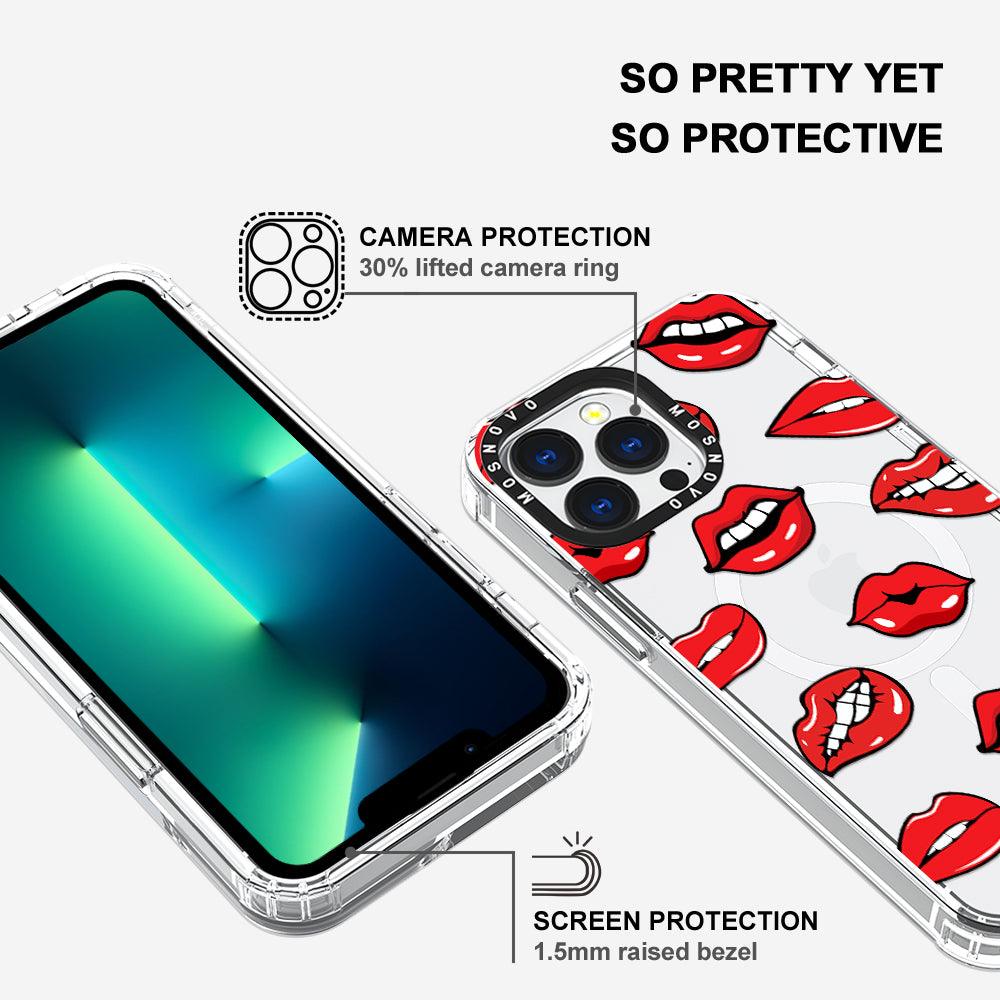 Hot Lips Phone Case - iPhone 13 Pro Case - MOSNOVO