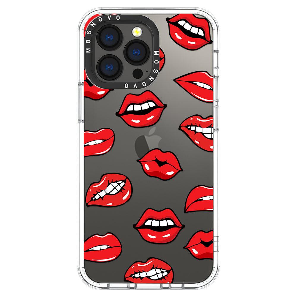 Hot Lips Phone Case - iPhone 13 Pro Case - MOSNOVO