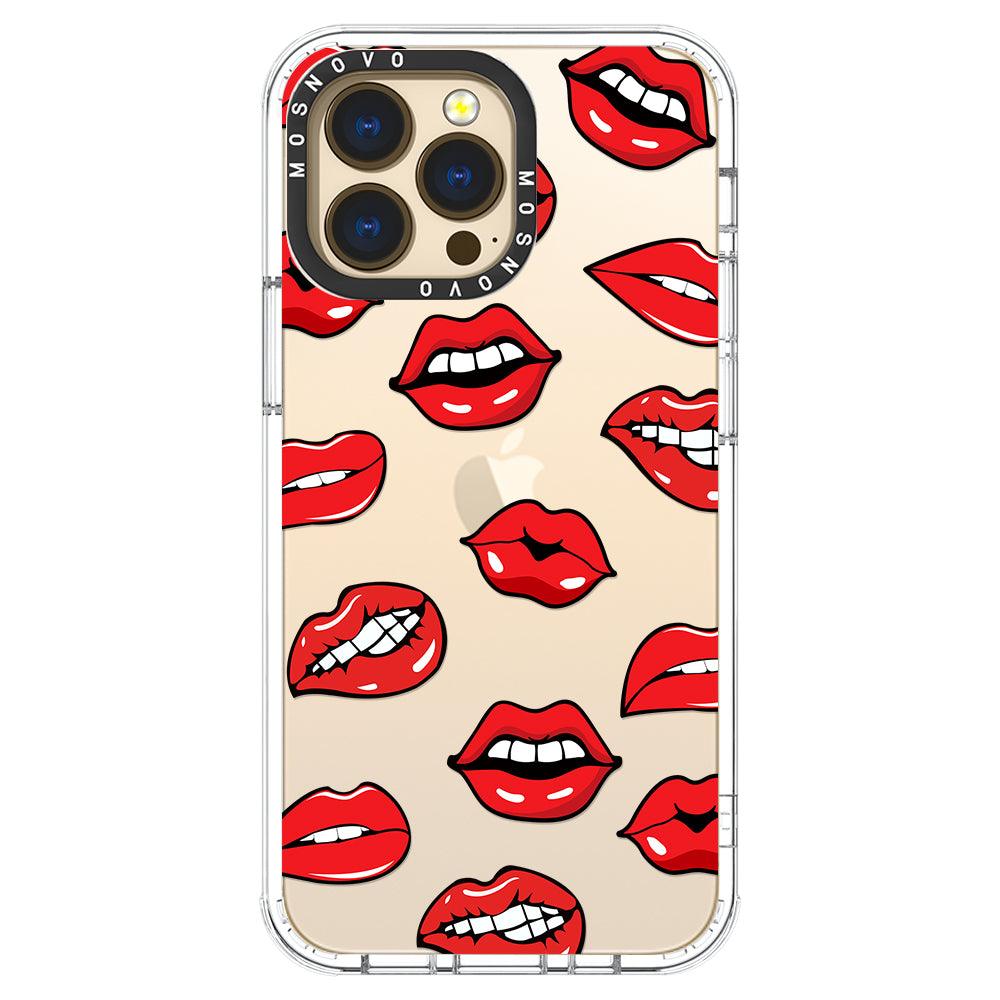 Hot Lips Phone Case - iPhone 13 Pro Case - MOSNOVO