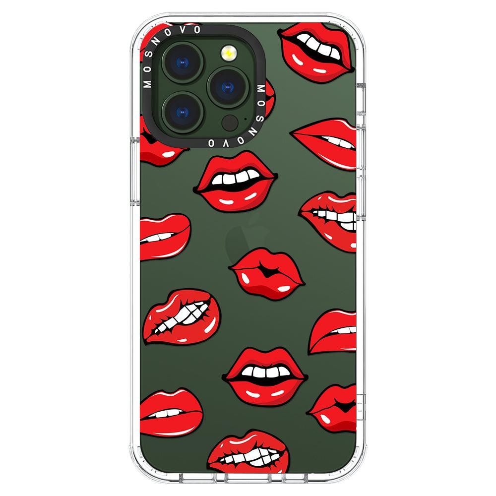 Hot Lips Phone Case - iPhone 13 Pro Case - MOSNOVO