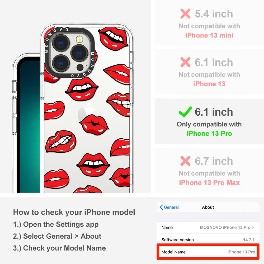 Hot Lips Phone Case - iPhone 13 Pro Case - MOSNOVO