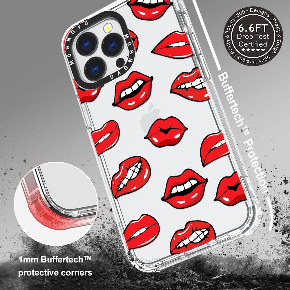 Hot Lips Phone Case - iPhone 13 Pro Case - MOSNOVO