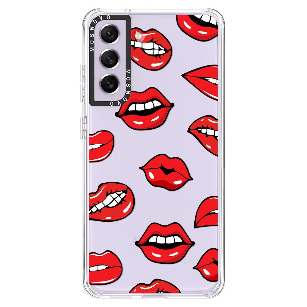 Hot Lips Phone Case - Samsung Galaxy S21 FE Case - MOSNOVO