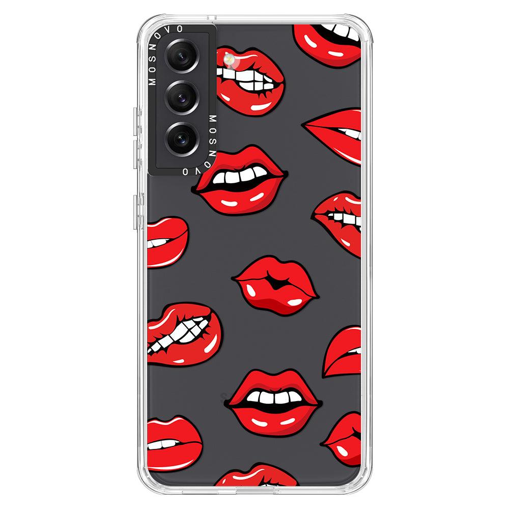 Hot Lips Phone Case - Samsung Galaxy S21 FE Case - MOSNOVO