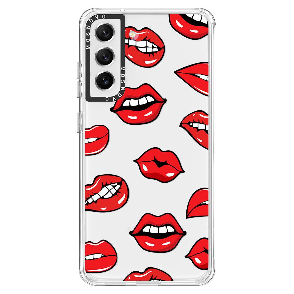 Hot Lips Phone Case - Samsung Galaxy S21 FE Case - MOSNOVO