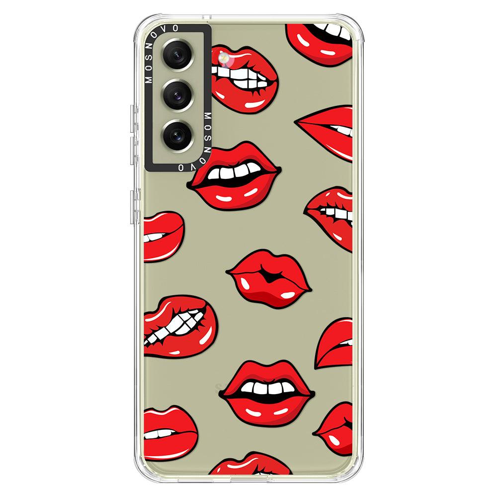 Hot Lips Phone Case - Samsung Galaxy S21 FE Case - MOSNOVO