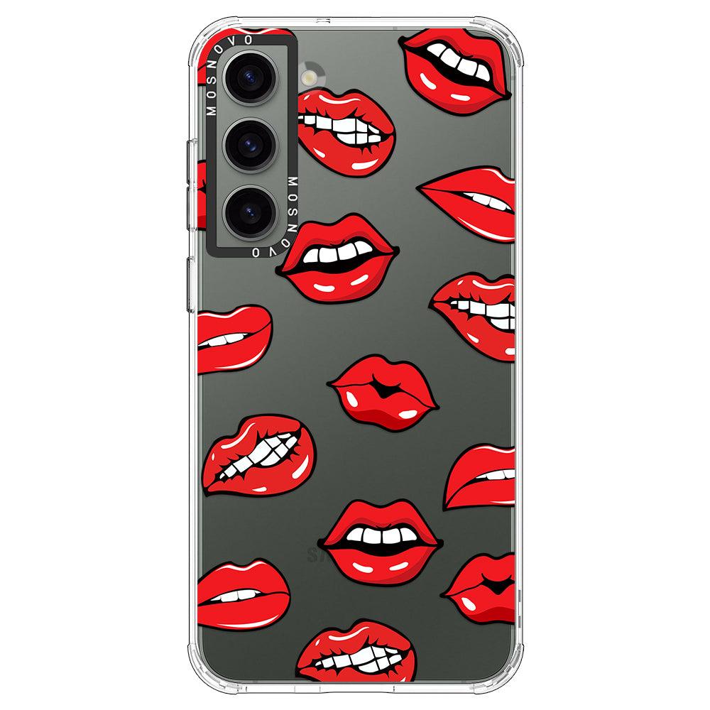 Hot Lips Phone Case - Samsung Galaxy S23 Case - MOSNOVO