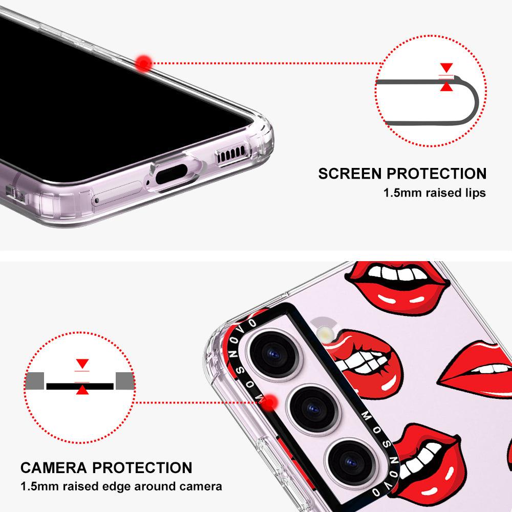 Hot Lips Phone Case - Samsung Galaxy S23 Case - MOSNOVO