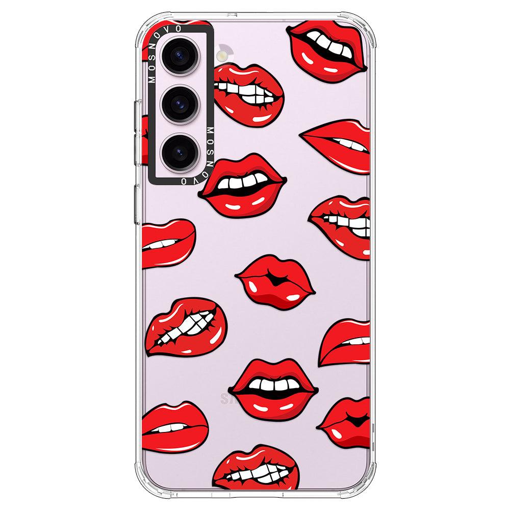 Hot Lips Phone Case - Samsung Galaxy S23 Plus Case - MOSNOVO