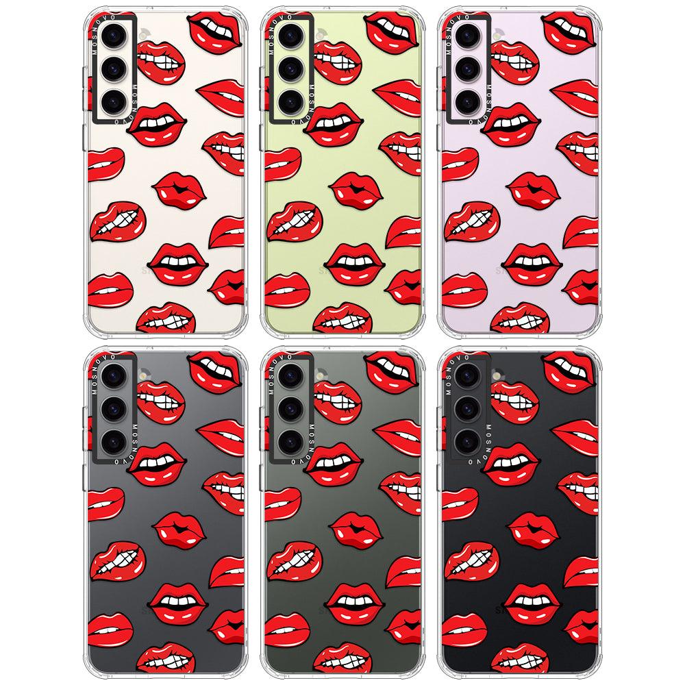 Hot Lips Phone Case - Samsung Galaxy S23 Plus Case - MOSNOVO