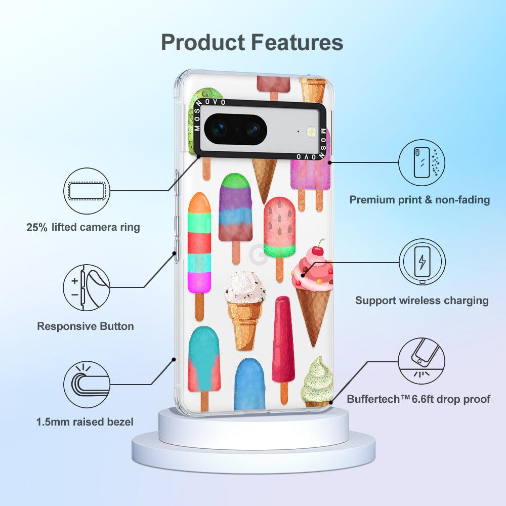 Ice Cream Phone Case - Google Pixel 7 Case - MOSNOVO