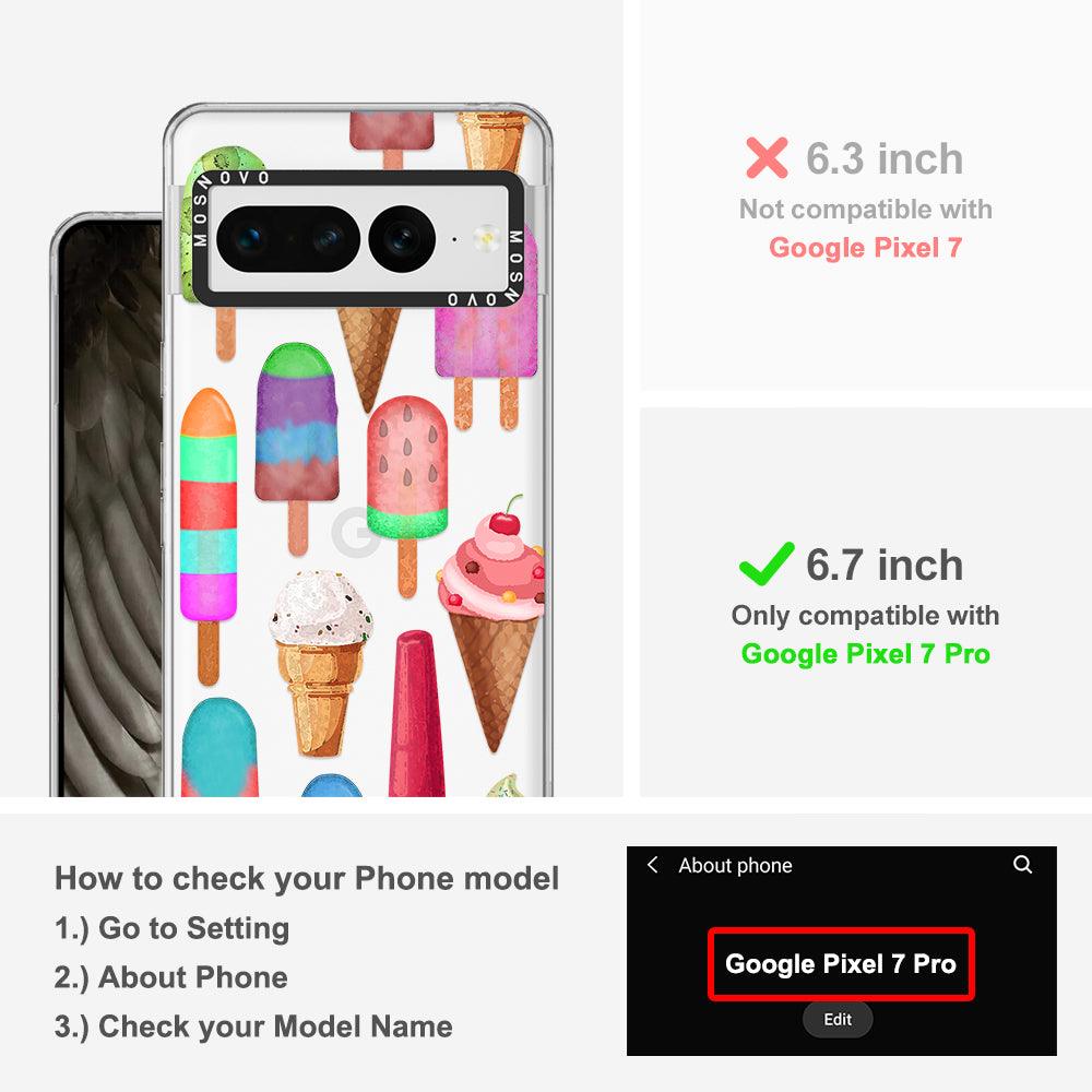 Ice Cream Phone Case - Google Pixel 7 Pro Case - MOSNOVO