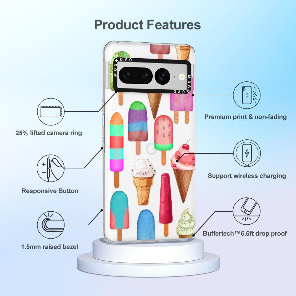 Ice Cream Phone Case - Google Pixel 7 Pro Case - MOSNOVO