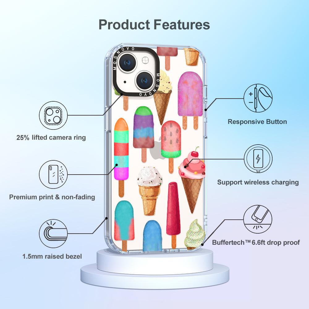 Ice Cream Phone Case - iPhone 14 Plus Case - MOSNOVO
