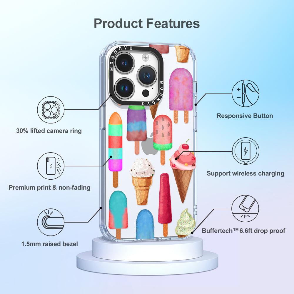 Ice Cream Phone Case - iPhone 14 Pro Case - MOSNOVO