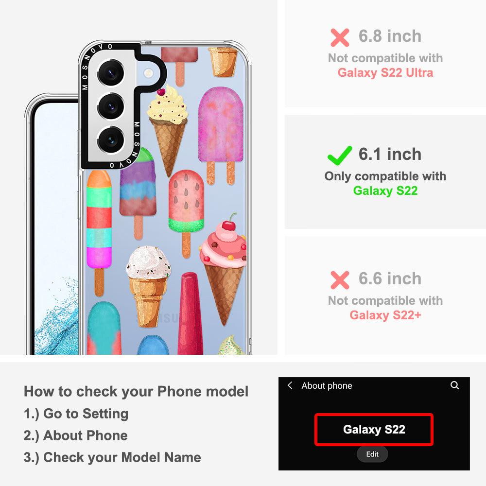 Ice Cream Phone Case - Samsung Galaxy S22 Case - MOSNOVO