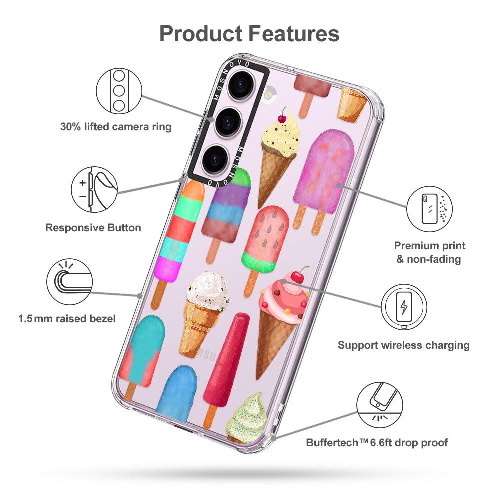 Ice Cream Phone Case - Samsung Galaxy S23 Plus Case - MOSNOVO