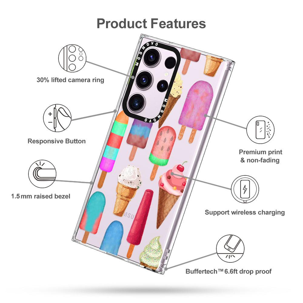 Ice Cream Phone Case - Samsung Galaxy S23 Ultra Case - MOSNOVO