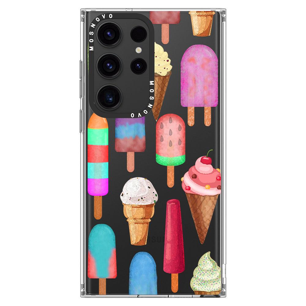 Ice Cream Phone Case - Samsung Galaxy S23 Ultra Case - MOSNOVO