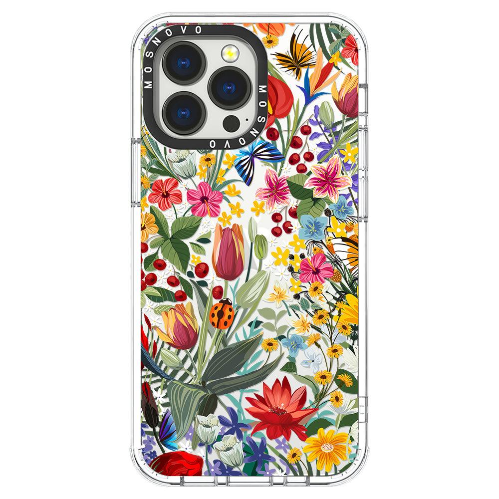 In The Garden Phone Case - iPhone 13 Pro Case - MOSNOVO