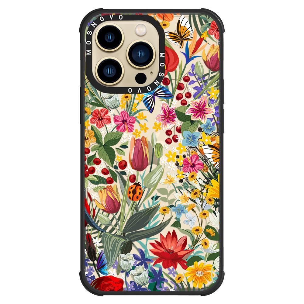 In The Garden Phone Case - iPhone 13 Pro Case - MOSNOVO