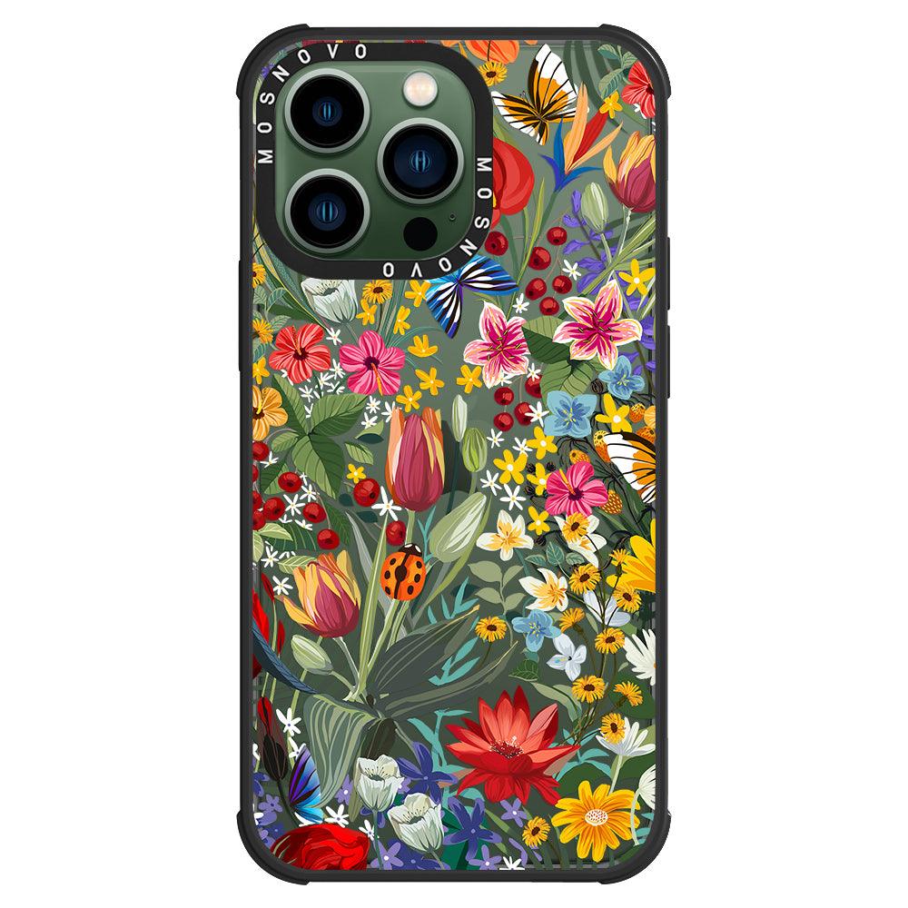 In The Garden Phone Case - iPhone 13 Pro Case - MOSNOVO